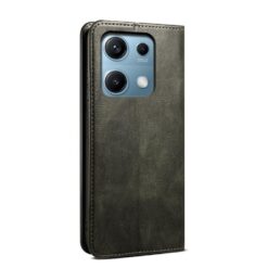 Peněženkové pouzdro Wax case zelené – Xiaomi Redmi Note 14S | Levné Kryty | Levné Kryty | Levné Kryty