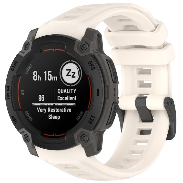Řemínek Solid Wristband béžový pro Garmin Instinct E 45mm | Levné Kryty | Levné Kryty | Levné Kryty