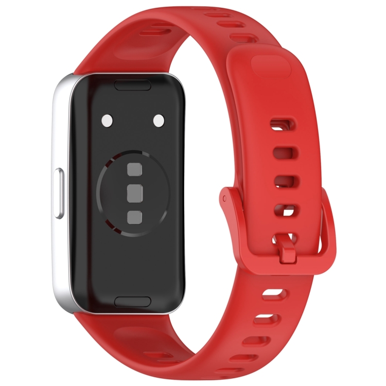 Řemínek Solid Wristband červený pro Huawei Band 8 / 9 / 10 | Levné Kryty | Levné Kryty | Levné Kryty