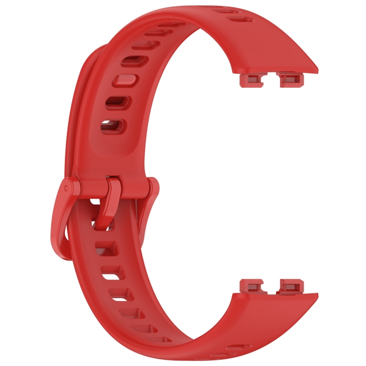 Řemínek Solid Wristband červený pro Huawei Band 8 / 9 / 10 | Levné Kryty | Levné Kryty | Levné Kryty