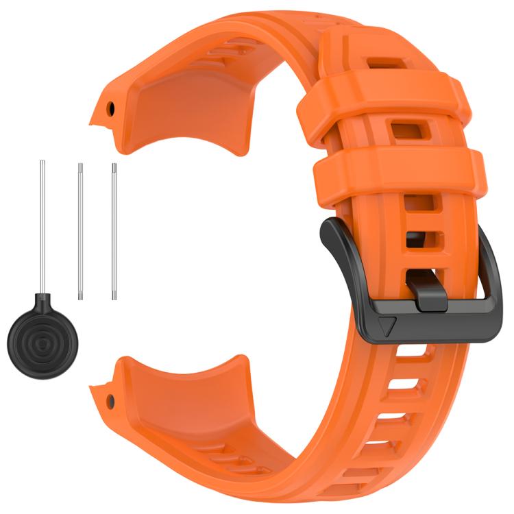 Řemínek Solid Wristband oranžový pro Garmin Instinct 3 Solar 50mm / Instinct 3 AMOLED 50mm | Levné Kryty | Levné Kryty | Levné Kryty