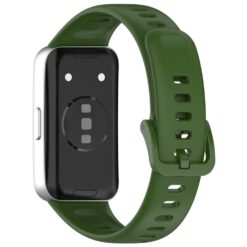 Řemínek Solid Wristband zelený pro Huawei Band 8 / 9 / 10 | Levné Kryty | Levné Kryty | Levné Kryty