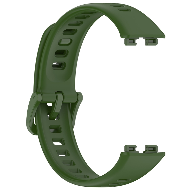 Řemínek Solid Wristband zelený pro Huawei Band 8 / 9 / 10 | Levné Kryty | Levné Kryty | Levné Kryty