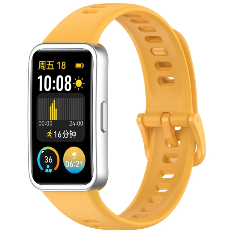 Řemínek Solid Wristband žlutý pro Huawei Band 8 / 9 / 10 | Levné Kryty | Levné Kryty | Levné Kryty