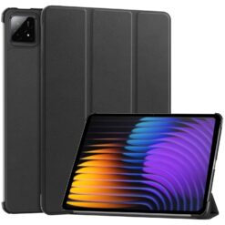 Knížkové pouzdro Pure case černé – Xiaomi Pad 7 / 7 Pro
