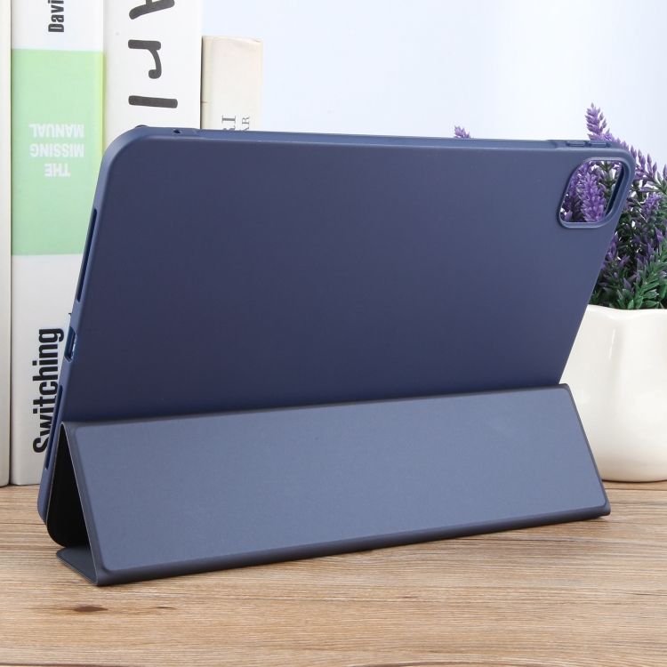 Knížkové pouzdro Pure case tmavomodré – Apple iPad Air 13″ M2 (2024) | Levné Kryty | Levné Kryty | Levné Kryty