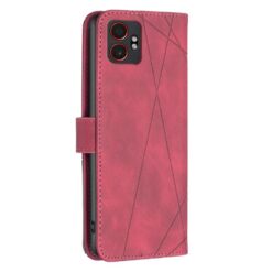Alternative view of Knížkové pouzdro Rhombus červené – Samsung Galaxy Xcover 7 Pro