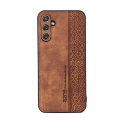 Kryt AZNS Embossed Skin case hnědý – Samsung Galaxy A34 5G