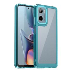 Ochranný kryt Colorful Acrylic case transparentno-modrý – Motorola Moto G05 / E15