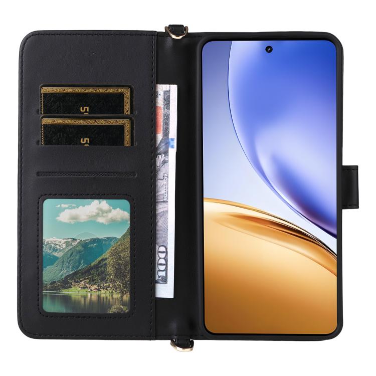 Peněženkové pouzdro Arrow card case černé – Realme 14T 5G | Levné Kryty | Levné Kryty | Levné Kryty