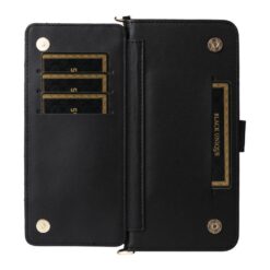 Peněženkové pouzdro Arrow card case černé – Realme 14T 5G | Levné Kryty | Levné Kryty | Levné Kryty