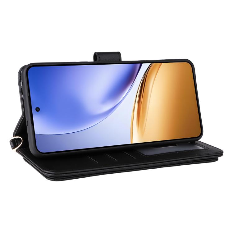 Peněženkové pouzdro Arrow card case černé – Realme 14T 5G | Levné Kryty | Levné Kryty | Levné Kryty