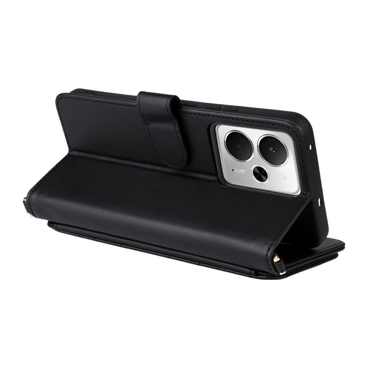 Peněženkové pouzdro Arrow card case černé – Realme 14T 5G | Levné Kryty | Levné Kryty | Levné Kryty