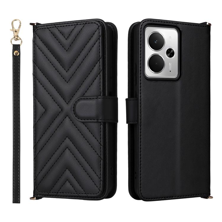 Peněženkové pouzdro Arrow card case černé – Realme 14T 5G | Levné Kryty | Levné Kryty | Levné Kryty