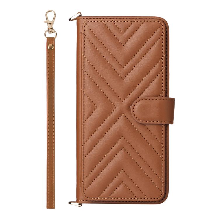 Peněženkové pouzdro Arrow card case hnědé – Realme 14T 5G | Levné Kryty | Levné Kryty | Levné Kryty