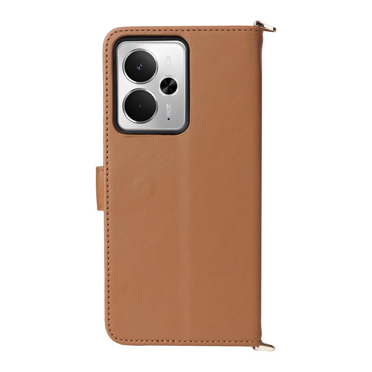 Peněženkové pouzdro Arrow card case hnědé – Realme 14T 5G | Levné Kryty | Levné Kryty | Levné Kryty