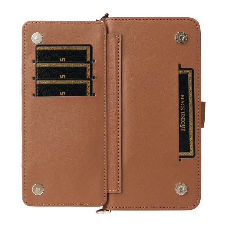Peněženkové pouzdro Arrow card case hnědé – Realme 14T 5G | Levné Kryty | Levné Kryty | Levné Kryty