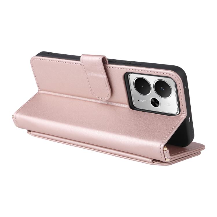 Peněženkové pouzdro Arrow card case růžové – Realme 14T 5G | Levné Kryty | Levné Kryty | Levné Kryty