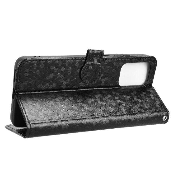Peněženkové pouzdro Honeycomb Dot Texture Case černé – Motorola Moto G05 / E15 | Levné Kryty | Levné Kryty | Levné Kryty