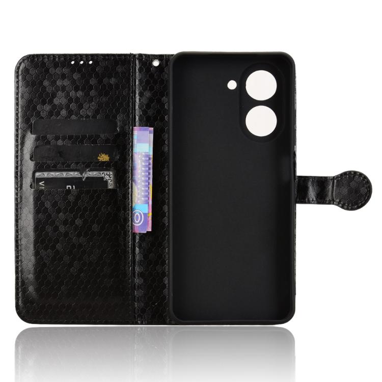 Peněženkové pouzdro Honeycomb Dot Texture Case černé – Xiaomi Redmi A5 | Levné Kryty | Levné Kryty | Levné Kryty