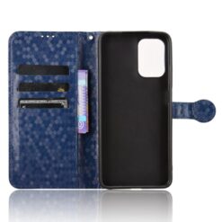 Peněženkové pouzdro Honeycomb Dot Texture Case modré – Motorola Moto G05 / E15 | Levné Kryty | Levné Kryty | Levné Kryty