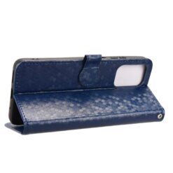 Peněženkové pouzdro Honeycomb Dot Texture Case modré – Motorola Moto G05 / E15 | Levné Kryty | Levné Kryty | Levné Kryty