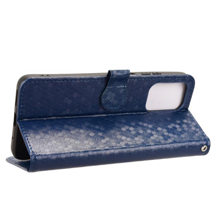 Peněženkové pouzdro Honeycomb Dot Texture Case modré – Motorola Moto G05 / E15 | Levné Kryty | Levné Kryty | Levné Kryty