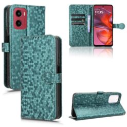 Peněženkové pouzdro Honeycomb Dot Texture Case zelené – Motorola Moto G05 / E15 | Levné Kryty | Levné Kryty | Levné Kryty
