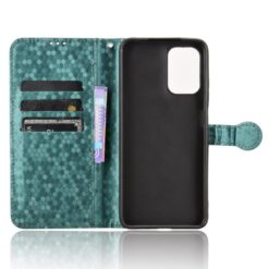 Peněženkové pouzdro Honeycomb Dot Texture Case zelené – Motorola Moto G05 / E15 | Levné Kryty | Levné Kryty | Levné Kryty