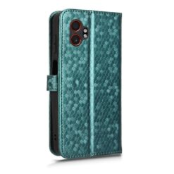 Peněženkové pouzdro Honeycomb Dot Texture Case zelené – Samsung Galaxy Xcover 7 Pro | Levné Kryty | Levné Kryty | Levné Kryty