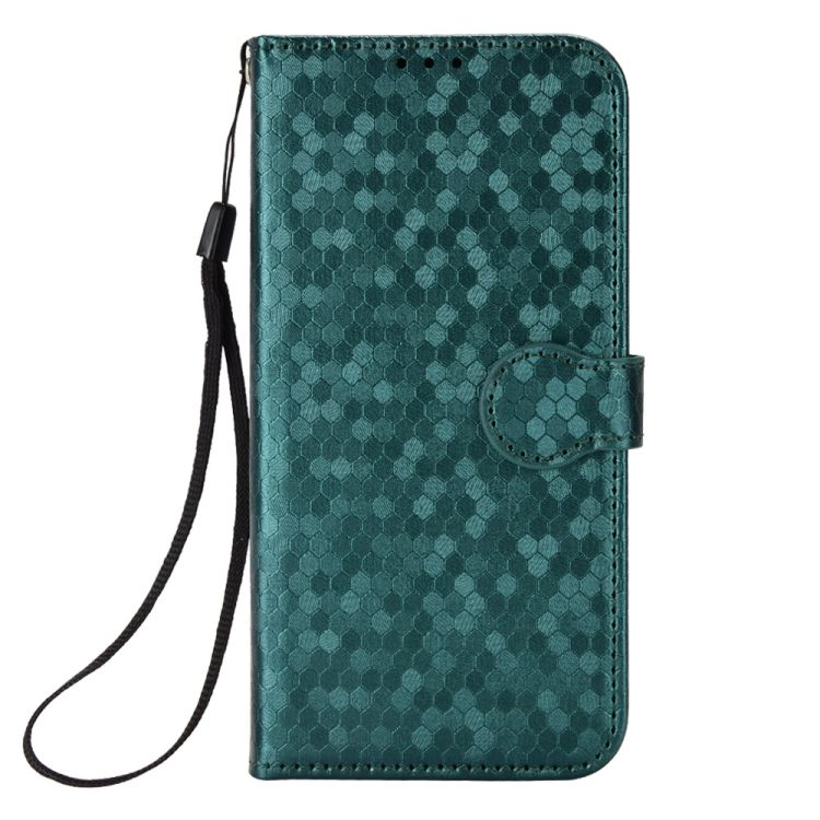 Peněženkové pouzdro Honeycomb Dot Texture Case zelené – Samsung Galaxy Xcover 7 Pro | Levné Kryty | Levné Kryty | Levné Kryty