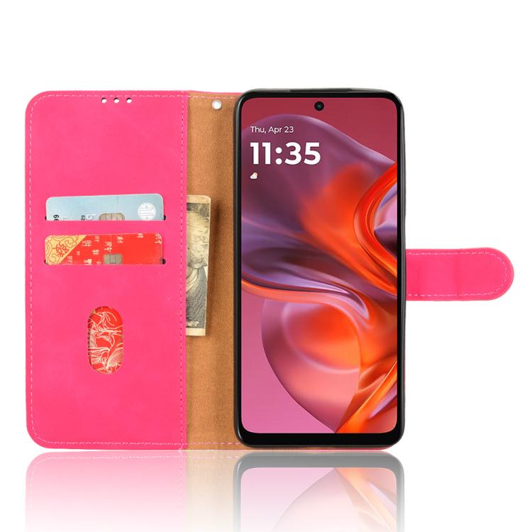 Peněženkové pouzdro Solid růžové – Motorola Moto G05 / E15 | Levné Kryty | Levné Kryty | Levné Kryty