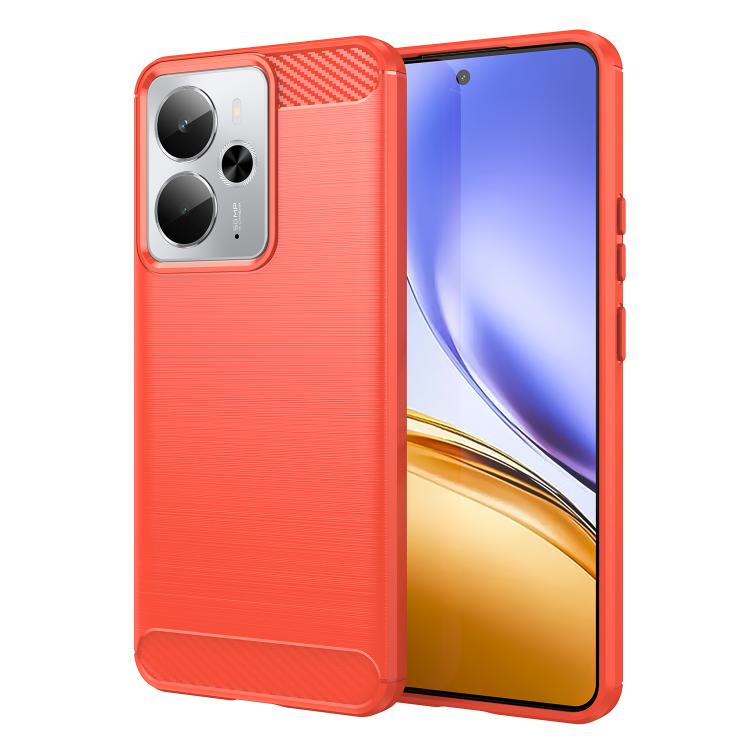 Zadní kryt Carbon červený – Realme 14T 5G | Levné Kryty | Levné Kryty | Levné Kryty