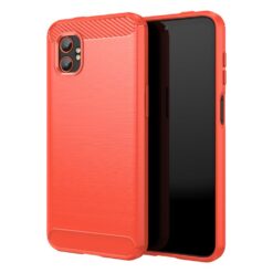 Zadní kryt Carbon červený – Samsung Galaxy Xcover 7 Pro