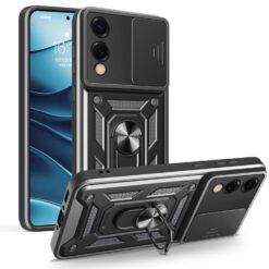 Odolný kryt CamCover Armor černý – Samsung Galaxy S25 Edge