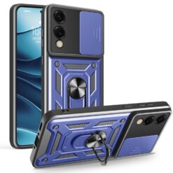 Odolný kryt CamCover Armor modrý – Samsung Galaxy S25 Edge