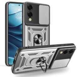 Odolný kryt CamCover Armor stříbrný – Samsung Galaxy S25 Edge