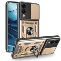 Odolný kryt CamCover Armor zlatý – Samsung Galaxy S25 Edge