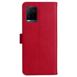 Peněženkové pouzdro Classic Leather case červené – Vivo Y21 / Y33s / Y21s | Levné Kryty | Levné Kryty | Levné Kryty
