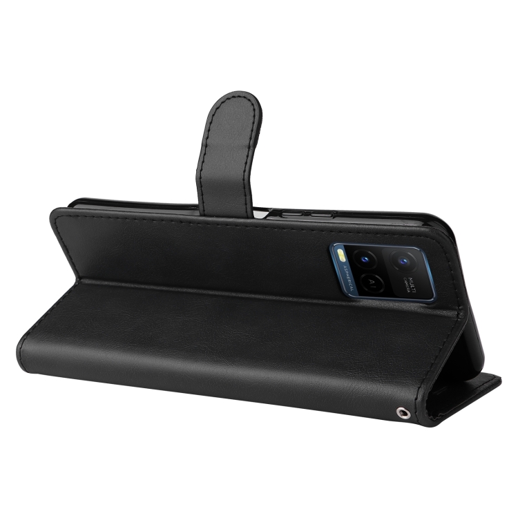 Peněženkové pouzdro Classic Leather case černé – Vivo Y21 / Y33s / Y21s | Levné Kryty | Levné Kryty | Levné Kryty