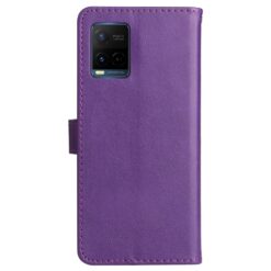 Peněženkové pouzdro Classic Leather case fialové – Vivo Y21 / Y33s / Y21s | Levné Kryty | Levné Kryty | Levné Kryty