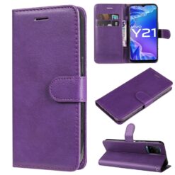 Peněženkové pouzdro Classic Leather case fialové – Vivo Y21 / Y33s / Y21s | Levné Kryty | Levné Kryty | Levné Kryty