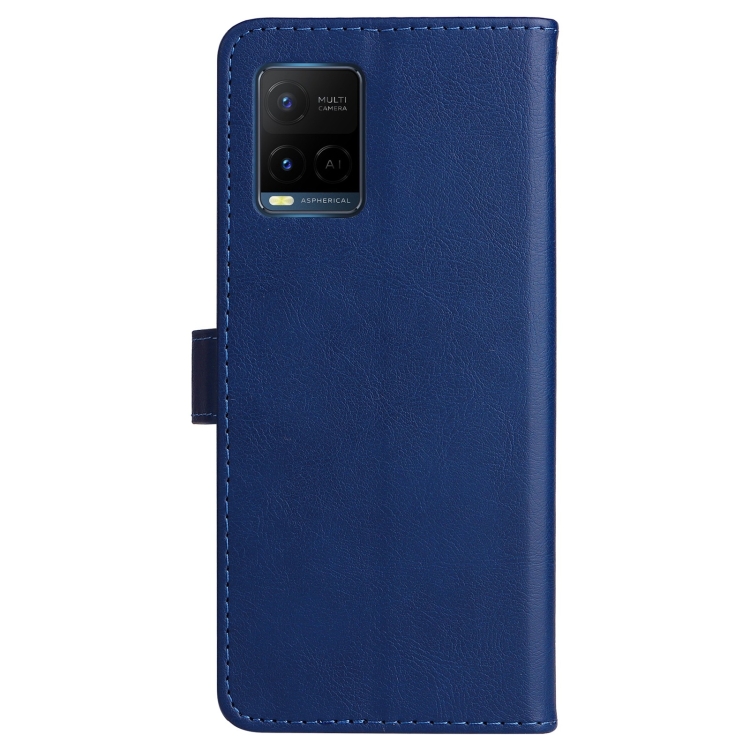 Peněženkové pouzdro Classic Leather case modré – Vivo Y21 / Y33s / Y21s | Levné Kryty | Levné Kryty | Levné Kryty