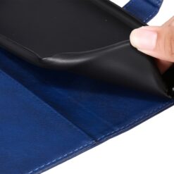 Peněženkové pouzdro Classic Leather case modré – Vivo Y21 / Y33s / Y21s | Levné Kryty | Levné Kryty | Levné Kryty