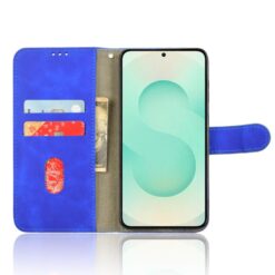 Peněženkové pouzdro Solid modré – Samsung Galaxy S25 Edge | Levné Kryty | Levné Kryty | Levné Kryty