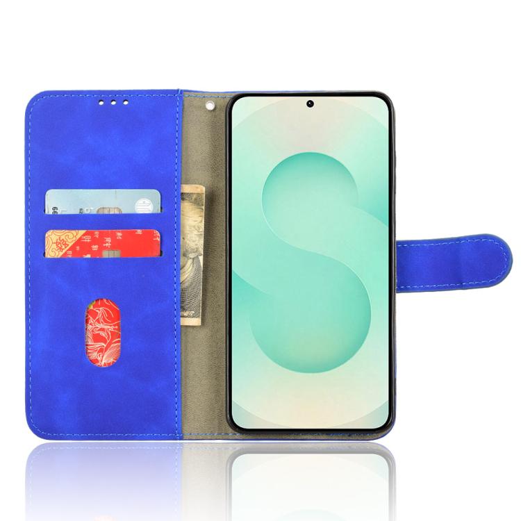 Peněženkové pouzdro Solid modré – Samsung Galaxy S25 Edge | Levné Kryty | Levné Kryty | Levné Kryty