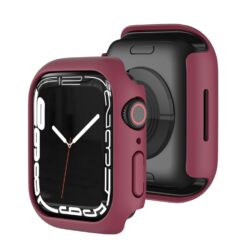 Pouzdro Soft Case bordové pro Apple Watch Series 9 / 8 / 7 41mm | Levné Kryty | Levné Kryty | Levné Kryty