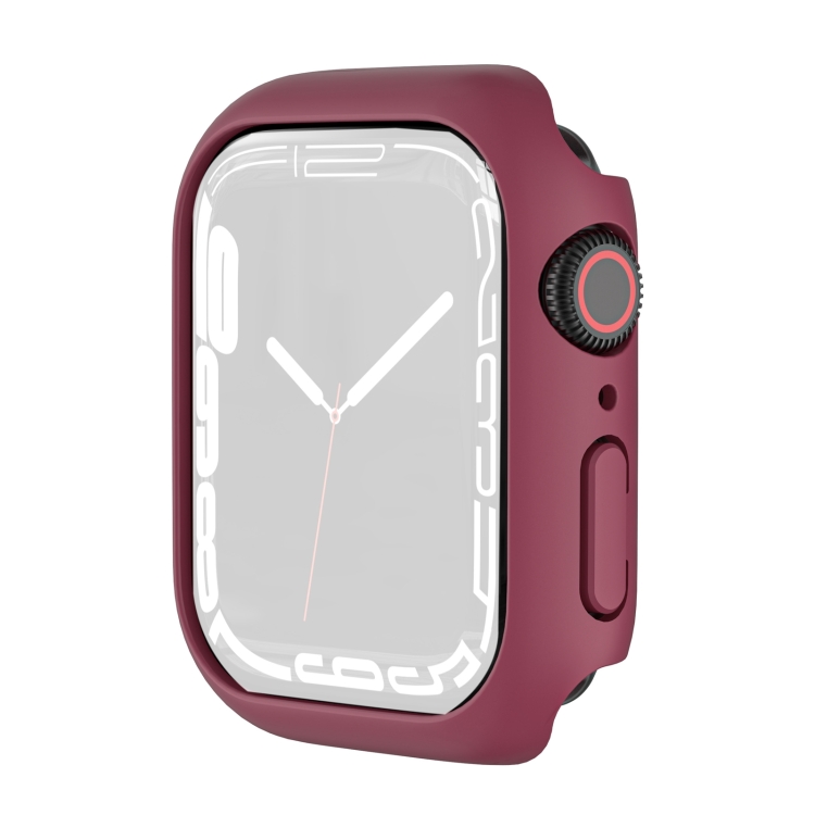 Pouzdro Soft Case bordové pro Apple Watch Series 9 / 8 / 7 41mm | Levné Kryty | Levné Kryty | Levné Kryty