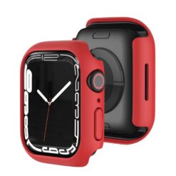 Pouzdro Soft Case červené pro Apple Watch Series 9 / 8 / 7 45mm