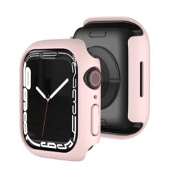 Pouzdro Soft Case růžové pro Apple Watch Series 9 / 8 / 7 41mm | Levné Kryty | Levné Kryty | Levné Kryty